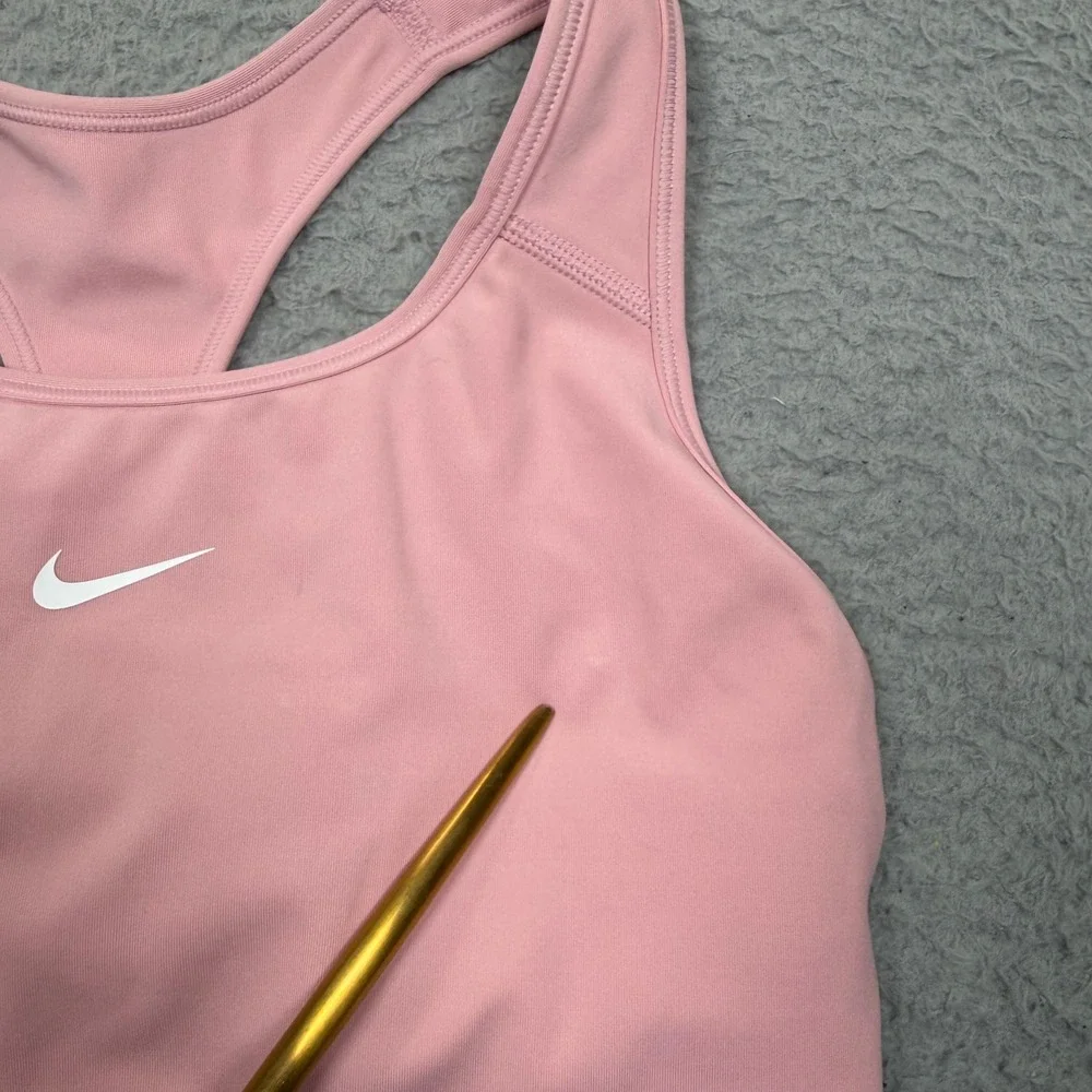 Nike Womens Dri-FIT Racerback Sports Bra Pink Medium BV3630-630